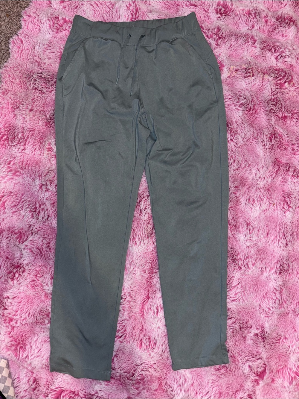 Yogalicious Women's Charcoal Gray Drawstring Track Joggers